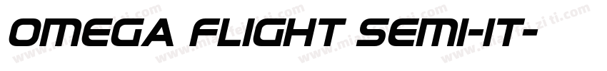 Omega Flight Semi-It字体转换